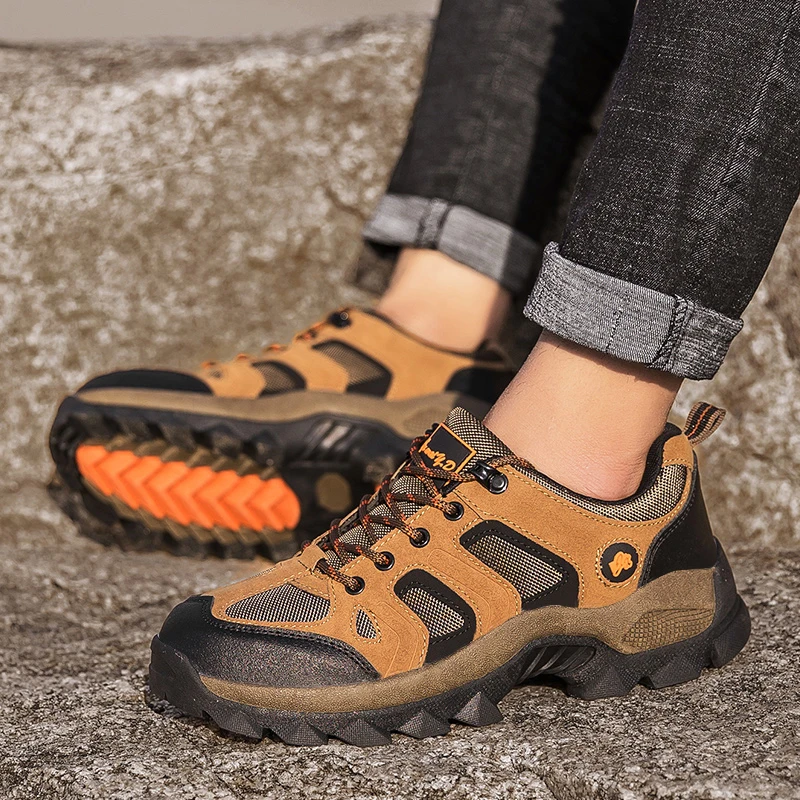 Men's Hiking Shoes With Reinforced Laces For Trail Traction Secure Fit And All Terrain Comfort main image 0