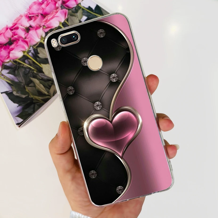 Stylish Painted Clear Silicone Soft Case - Fashionable Protection