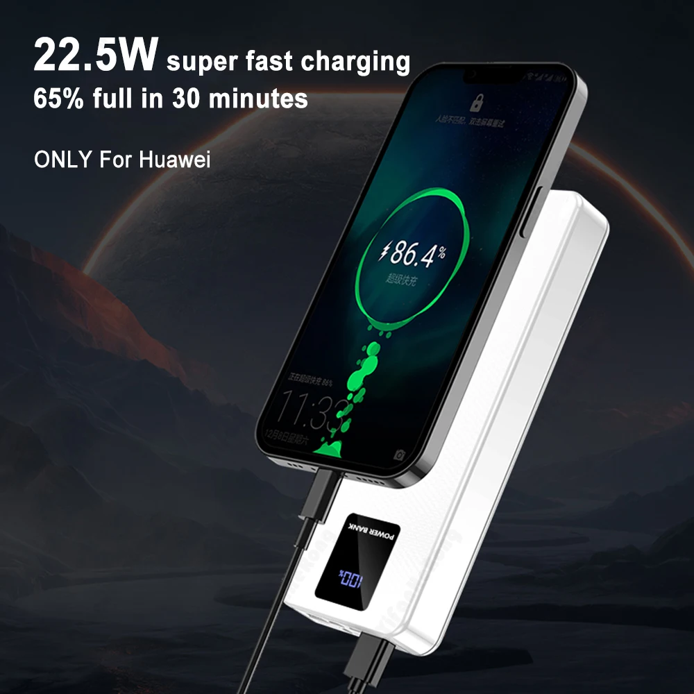 18650 배터리 홀더 22.5W 10W 보조베터리 케이스 PD QC3.0 USB C 빠른 DIY 쉘 4*18650 배터리 보관함