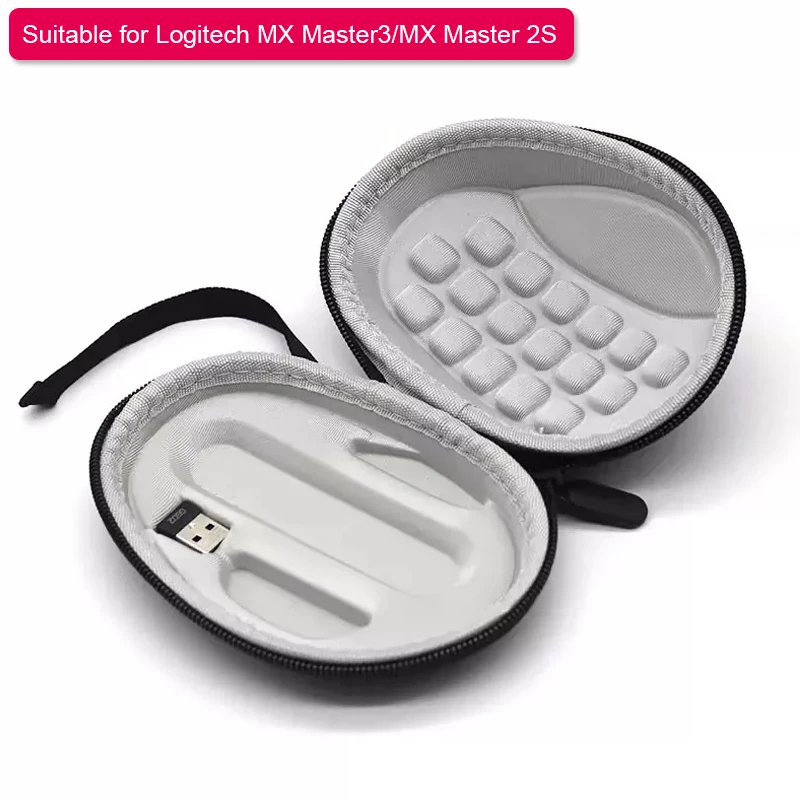 Carrying Bag Gaming Mouse Storage Box Case Pouch Shockproof Waterproof Accessories Travel for Logitech MX Master 2S/3/3S Mice - 2