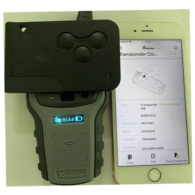 Рисунок 5 - Смарт-карта PCF7947 с 3 кнопками