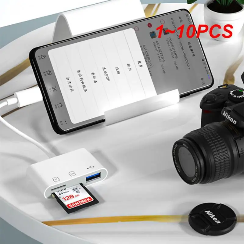 

1~10PCS Type-C Adapter TF CF SD Memory Card Reader OTG Writer Compact Flash USB-C for IPad for Macbook USB Type C