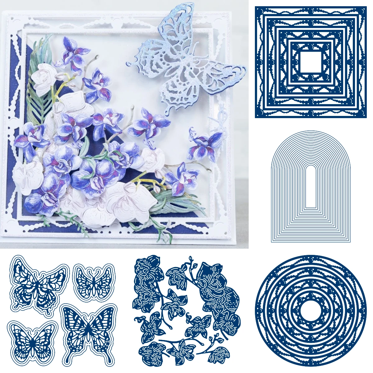 Nested Archway 2025 New Metal Cutting Dies For Scrapbook Diary ...