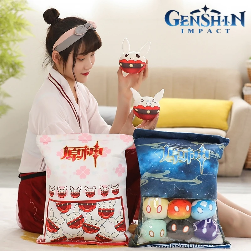 

Genshin Cute Pillow Klee Bomb Ball Dodoco Doll Slime Plush Cushion Game Genshin Impact Cosplay Props Funny Creative Kid Gifts