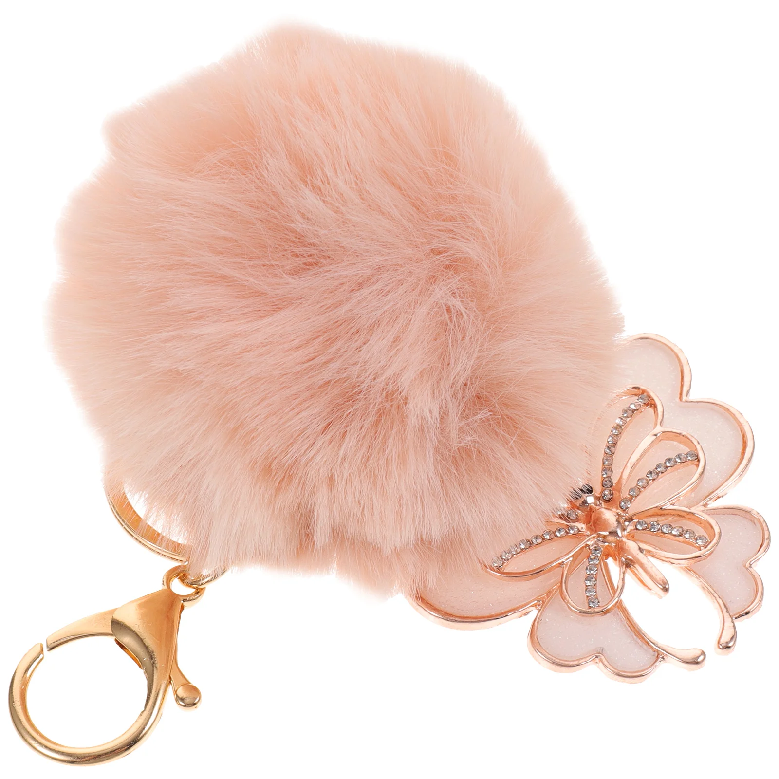 

Fur Ball Key Chain Keychain Accessories Pom Children’s Toys Mom Multifunctional Girls Cute Lovely Backpack Pendant