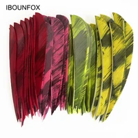 50Pcs 5 Inch Arrow Feather Fletching Archery Accessories Camo Color Right Wing Turkey Hunting Feathers DIY Accessories 1