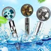 Turbo Propeller Water Saving Shower Head and Holder High Preassure Showerhead Rainfall with Fan Bathroom Accessories 5