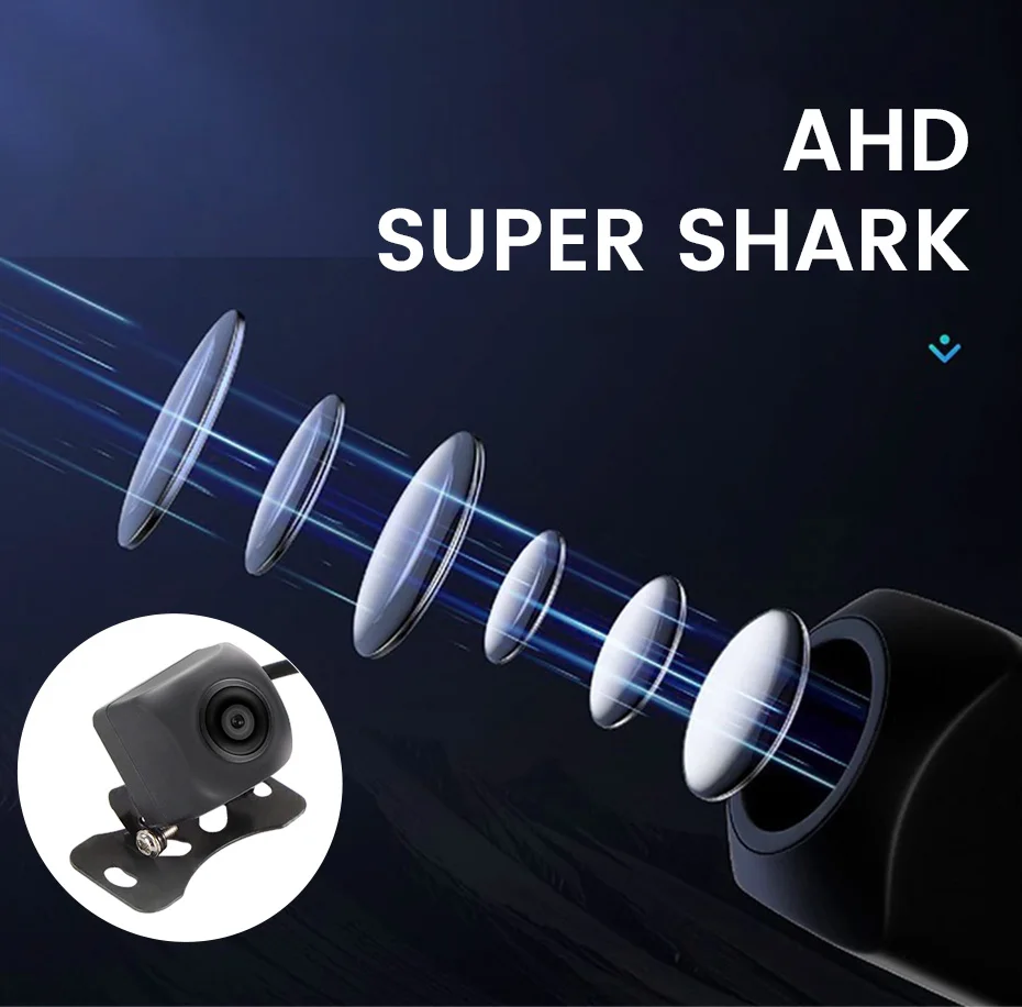 CVBS 4LED CAM 720P 1080P AHD Car Rear View Camera Fisheye Lens HD Night Vision Waterproof Reverse Vehicle For Android Car Radio