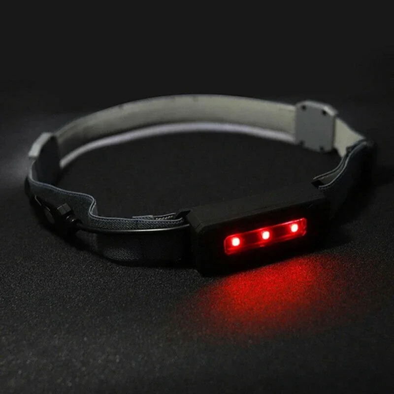 COB Headlamp USB Rechargeable Torch with Built-in Battery Flashlight for Running Headlight Outdoor Head Lamp 3 Lighting Modes