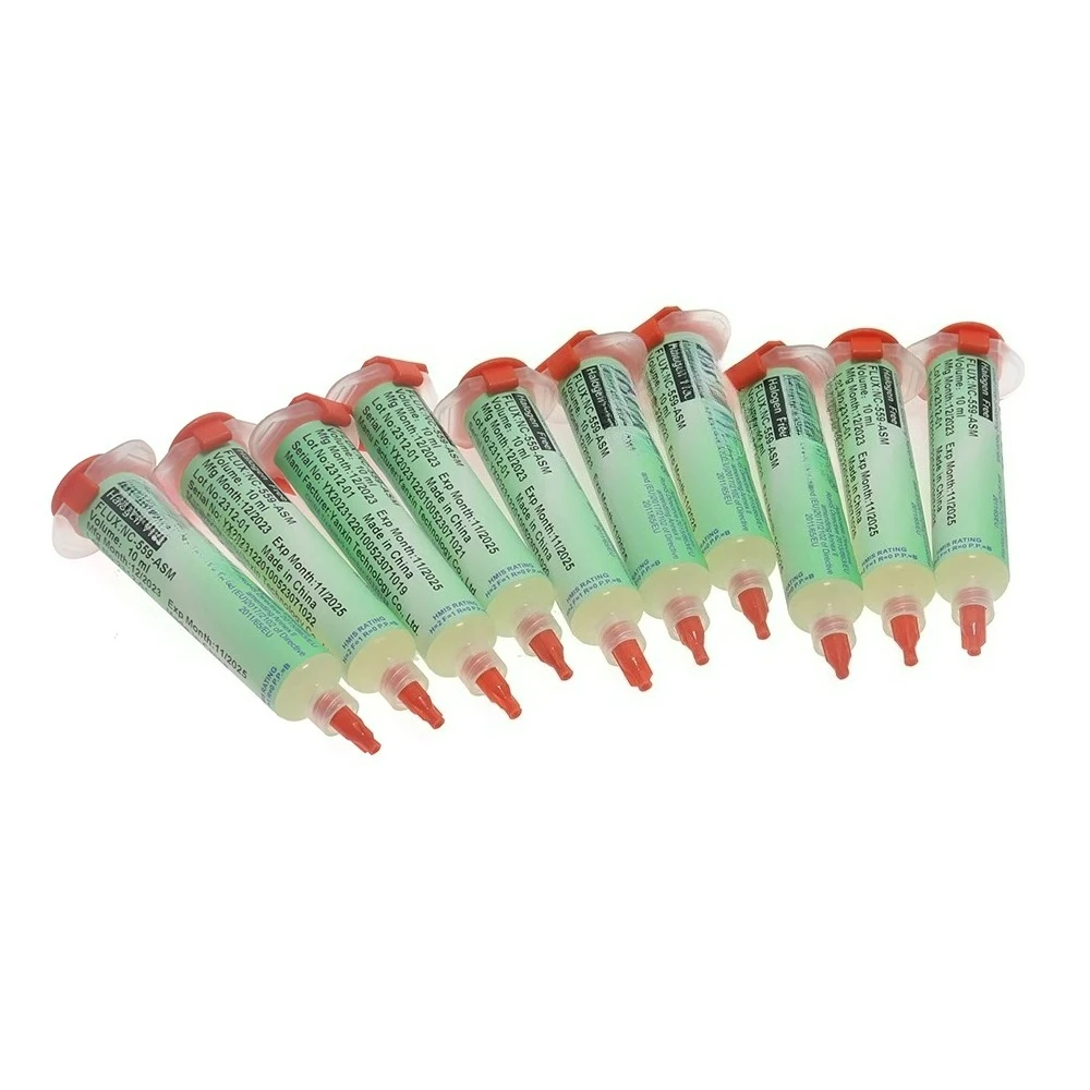 Solder Balls New Flux Bga Liquid Solder for Soldering Syringe Solder Paste 10ml Flux No Cleaning Welding Tools