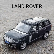 

1:32 LAND ROVER Range Rover Sports SUV Alloy Car Model Die-casting Metal Simulation Children's Acousto-optic Toy Car Decoration