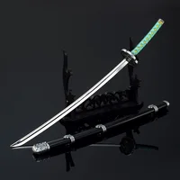 Japanese Anime Games Peripheral 26cm Wedge Pill Katana Metal Sword Uncut Blade Weapon Model Ornament Crafts Gifts Toys for Boys 1