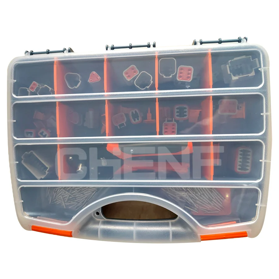 

DT Series Waterproof Wire Deutsch Connector Kit DT06 DT04 2P 3P 4P 6P 8P 12P Automotive Sealed Plug With Crimping Tool