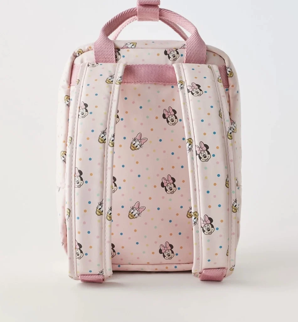 Disney cartoon  Minnie Mouse New Kids Backpack Mini Schoolbag Girls and Boys Cute Shoulder Bag 5