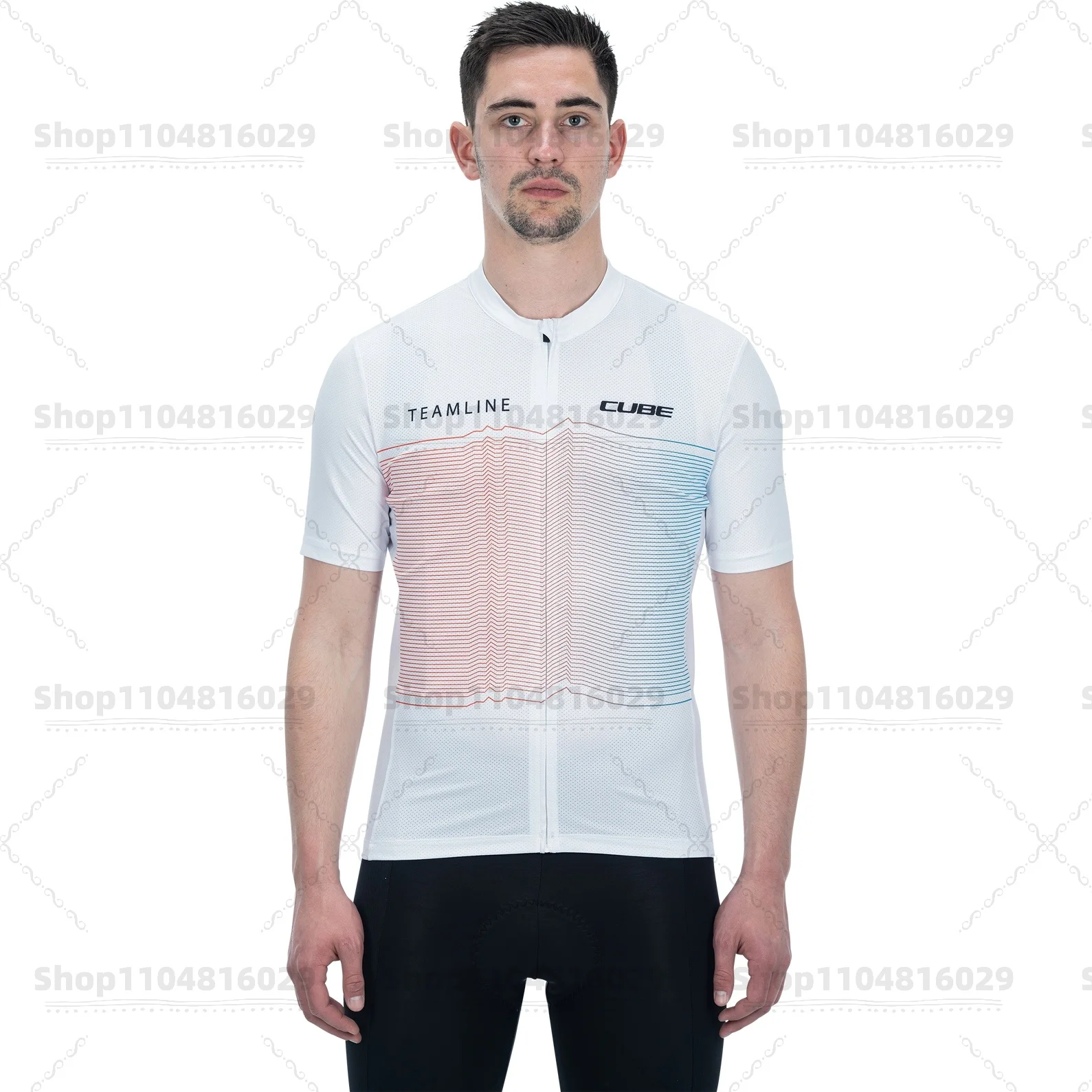 Maillot De Cyclisme Homme CRIVIT – Blanc – Taille L – Très Bon état