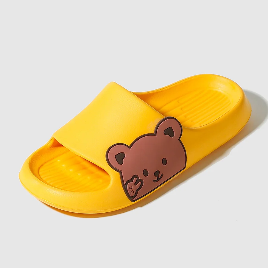 2024 Summer Women Soft Sole Slippers Home Bathroom Eva Slippers Sandal Polka Bear Print Beach Slippers Flip Flop Couples Outdoor 6