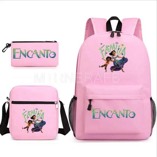 3 Pcs Set Disney Encanto Backpack Hot 