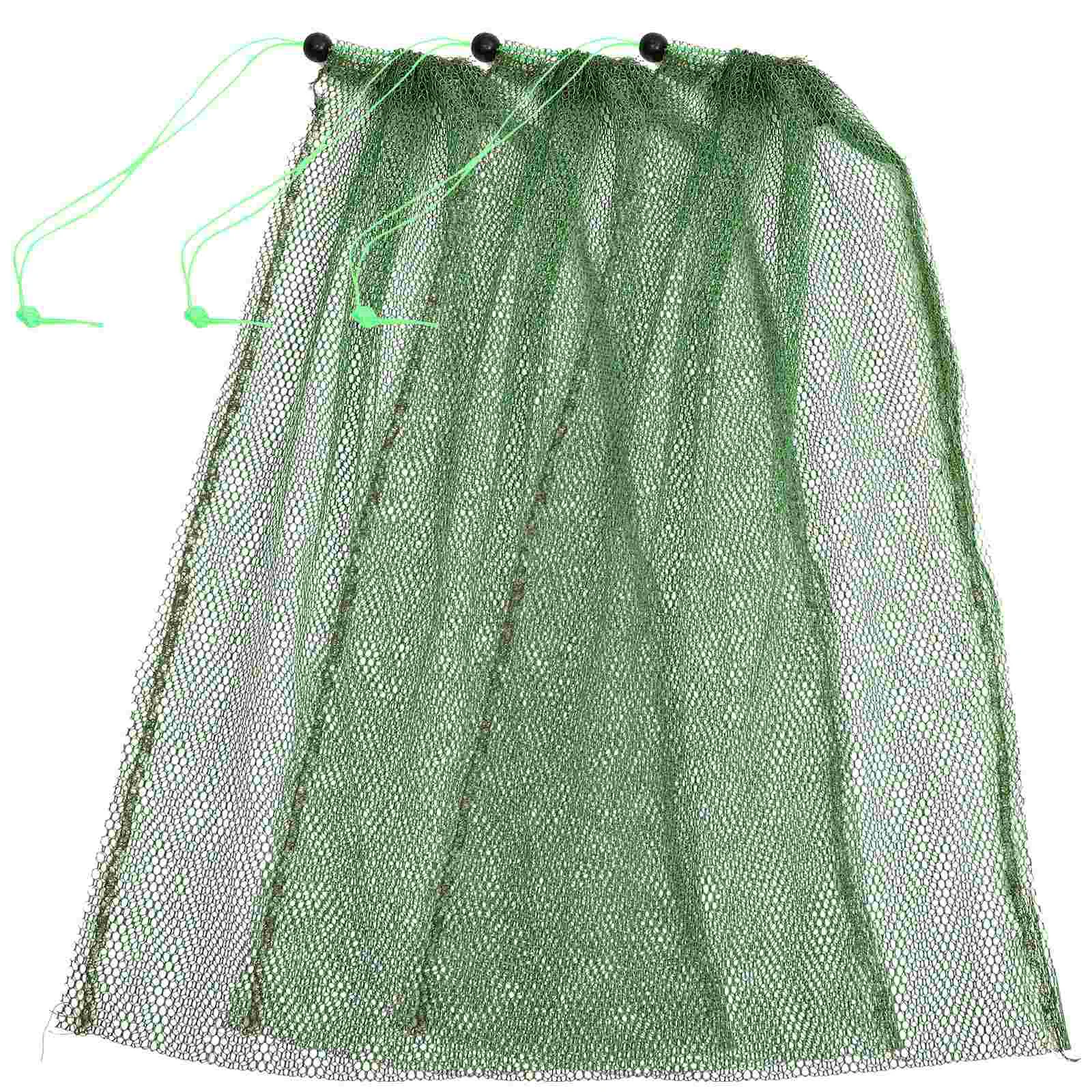 

3 Pcs Fish Bag Collection Net Keepnet Fishing Accessories Mesh Bags Storage Beam Port