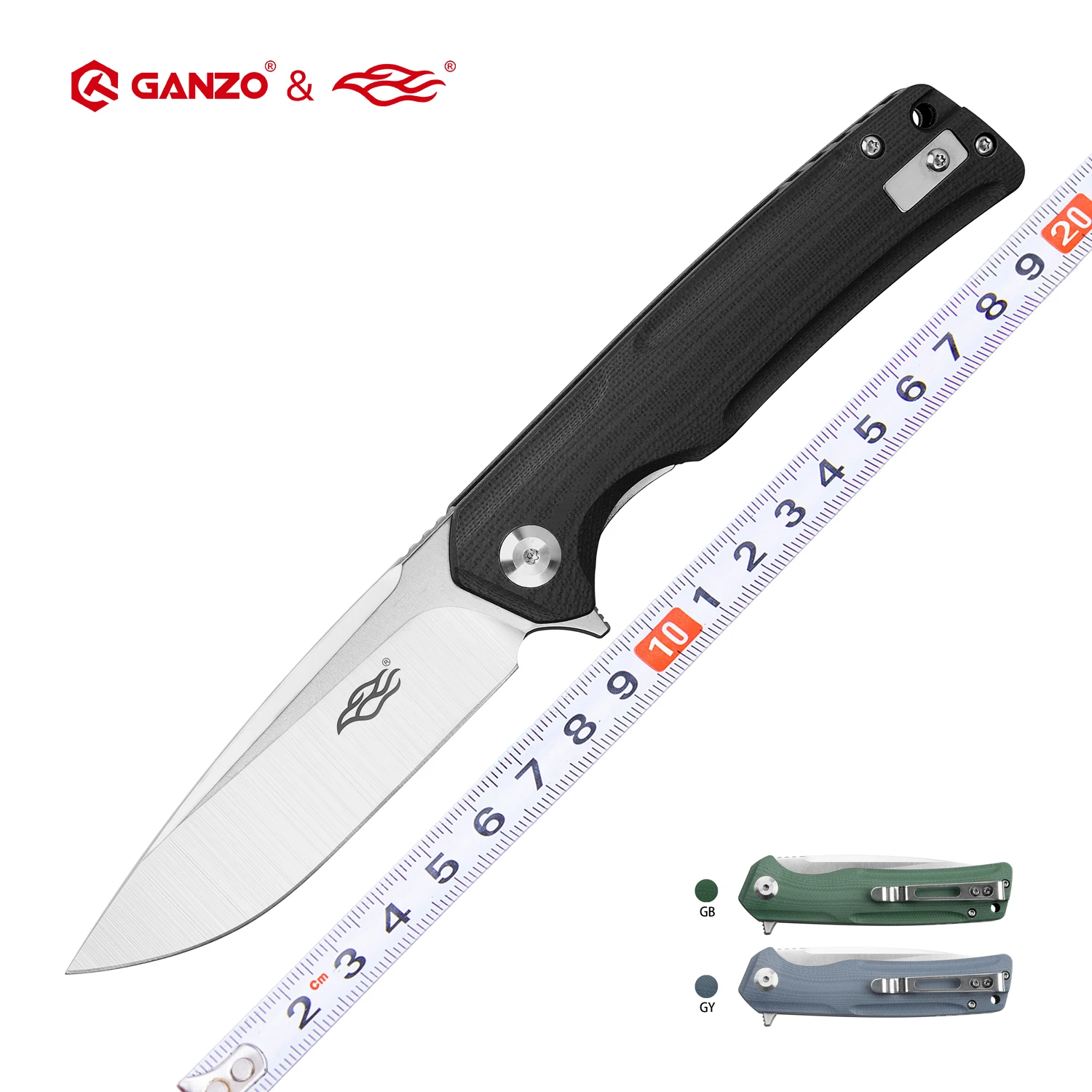 

FH91 Firebird GANZO FBKNIFE 60HRC D2 Blade G10 Handle Folding Knife Tactical Camping Knife Pocket Folding Knife Outdoor EDC Tool