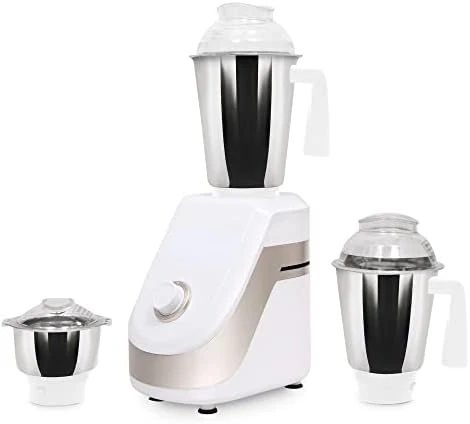 

Powerful 800W Mixer Grinder w/ 3 Stainless Steel Jars & Blades Perfect for Dry & Wet Fine Grinding \u2013 Dosa batters,