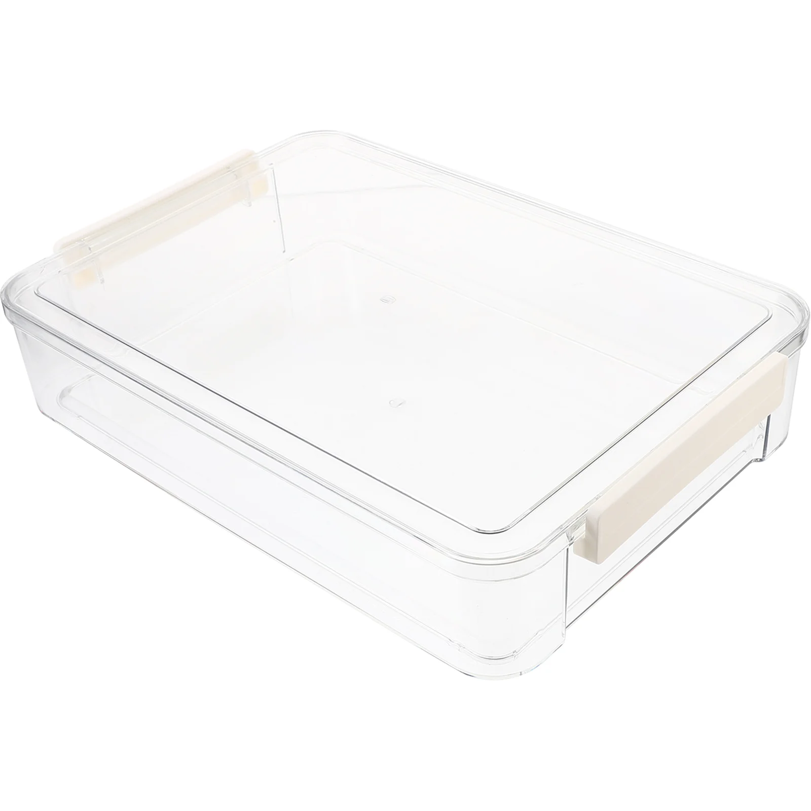 

Scrapbook Storage Plastic Containers with Lids File Boxes Greeting Card Organizer Test Paper Bins Pp Office