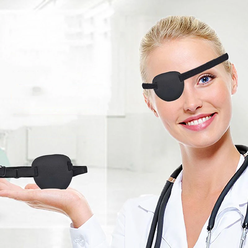 1Pcs Eye Patch Eye Patches For Adults Adjustable Soft Amblyopia Lazy Eye Patches For Left Or Right Eyes, For Adults And Kids 5