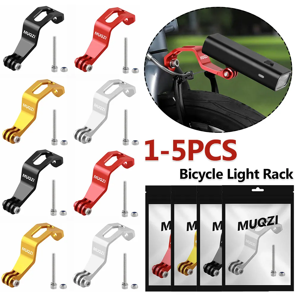 Bicycle Front Light Mount Bracket Adjustable Folding Bike Fork Mount Bike Flashlight Mount Stand for Flashlight Sport Camera
