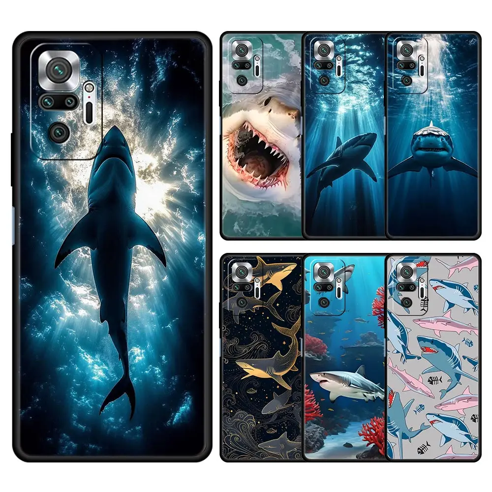 Shark Design Soft Phone Case
