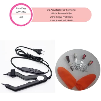 Keratin Melting Connector Machine for Hair Extensions, Matte Black Ergonomic Patented Design - Professional Salon Heat Tool