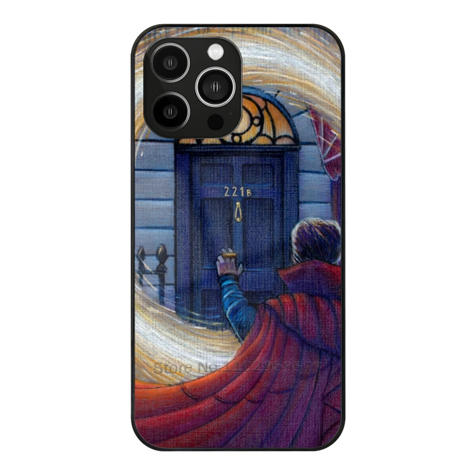 

Sherlock Strange Glass Phone Case For Iphone 15 14 11 12 13 Pro Xr X 7 8 Xs Max 6S 5S Plus Cover Sherlock Strange Benedict