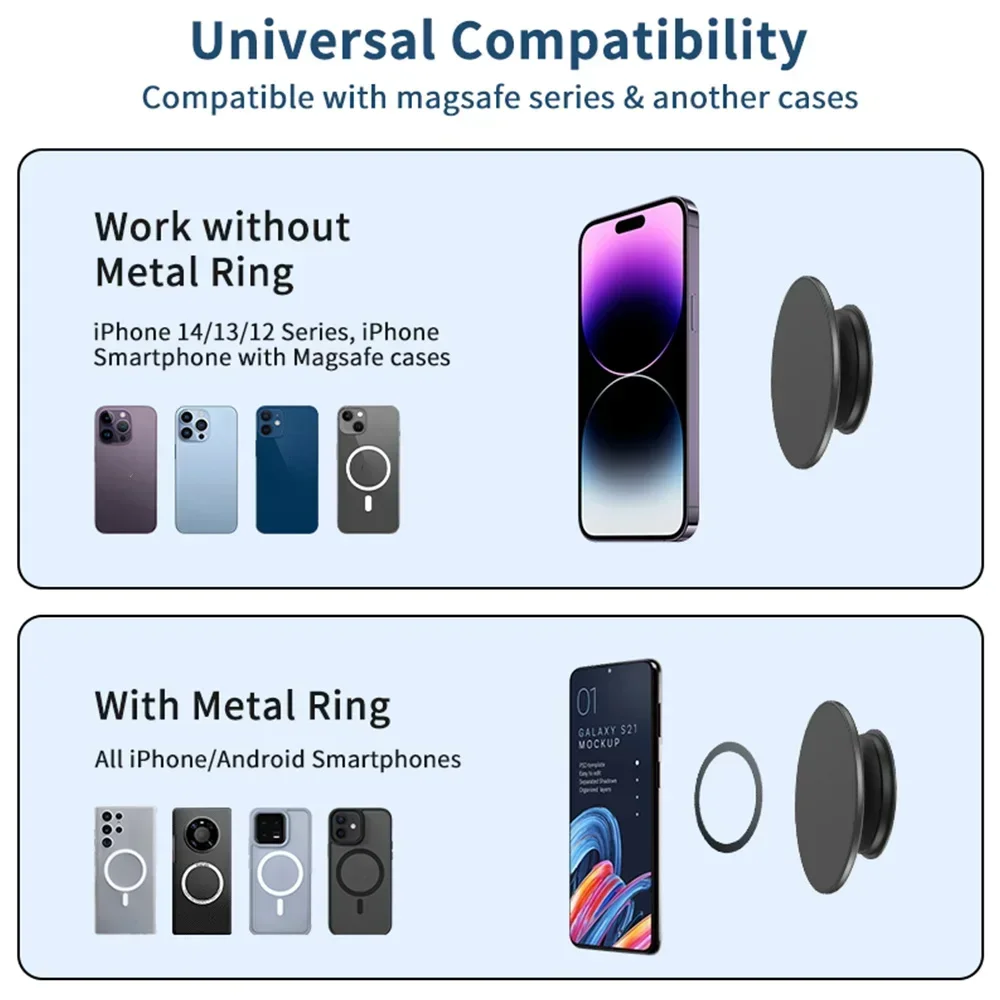 Popso Magnetic Folding Mobile Phone Grip and Stand