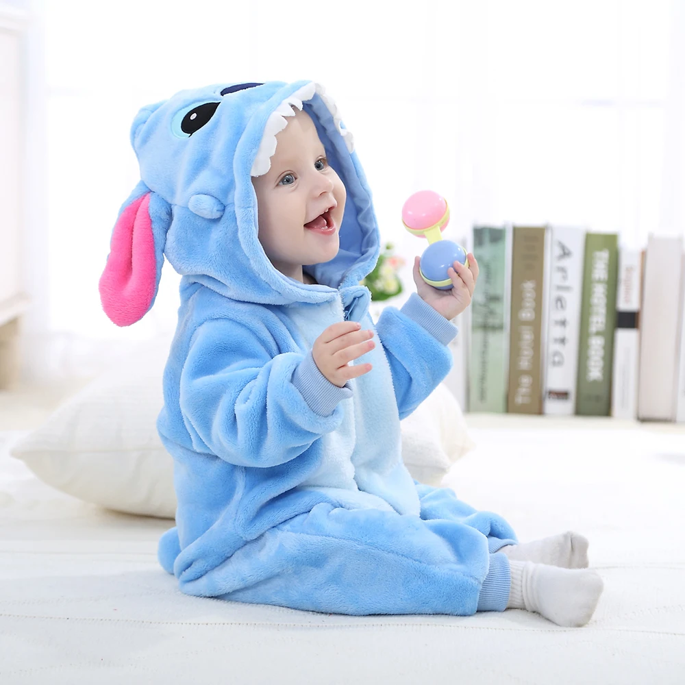 Girls Boys Cospaly Costumes Newborn Baby Stitch Romper Infant