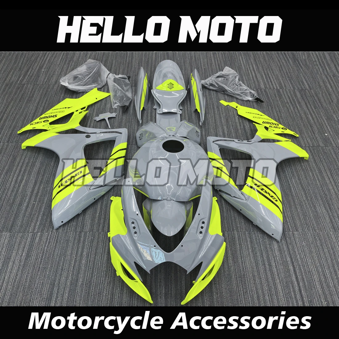 Подходит для SUZUKI GSXR600 750 2006-2007 года обтекатель мотоциклетного корпуса спойлер