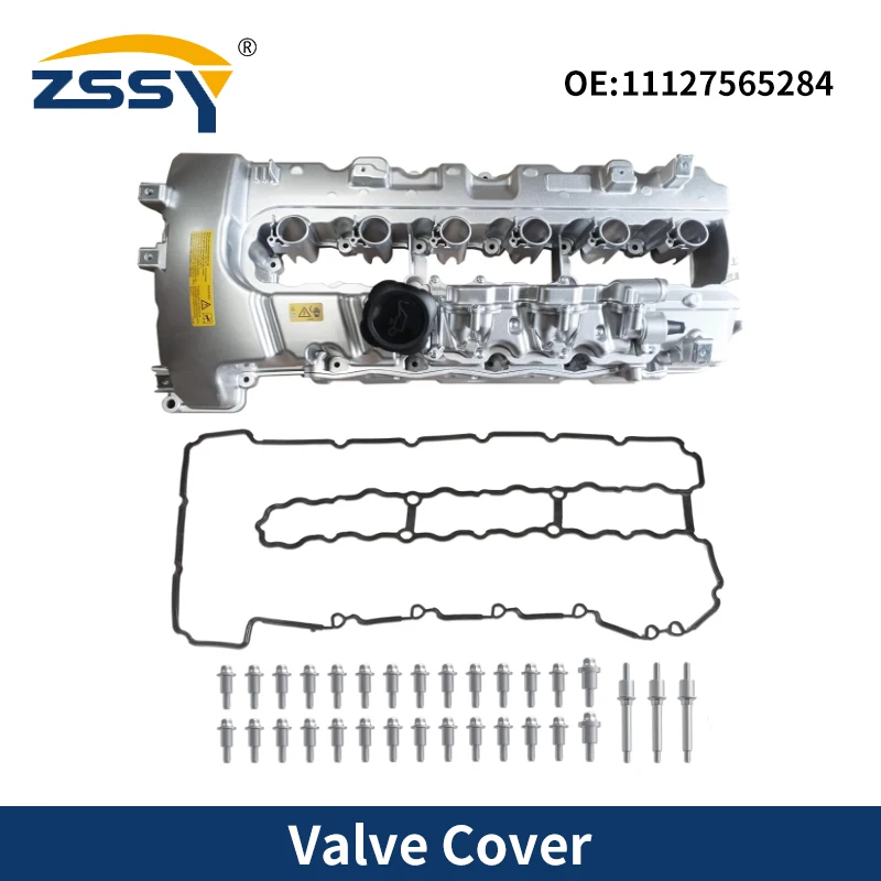 11127565284 Aluminium Valve Cover Kit For BMW E82 E88 E90 E92 E93 E91 E60 E61 F01 F02 135i 335i 535i 740i X6 Z4 Engine N54 B30