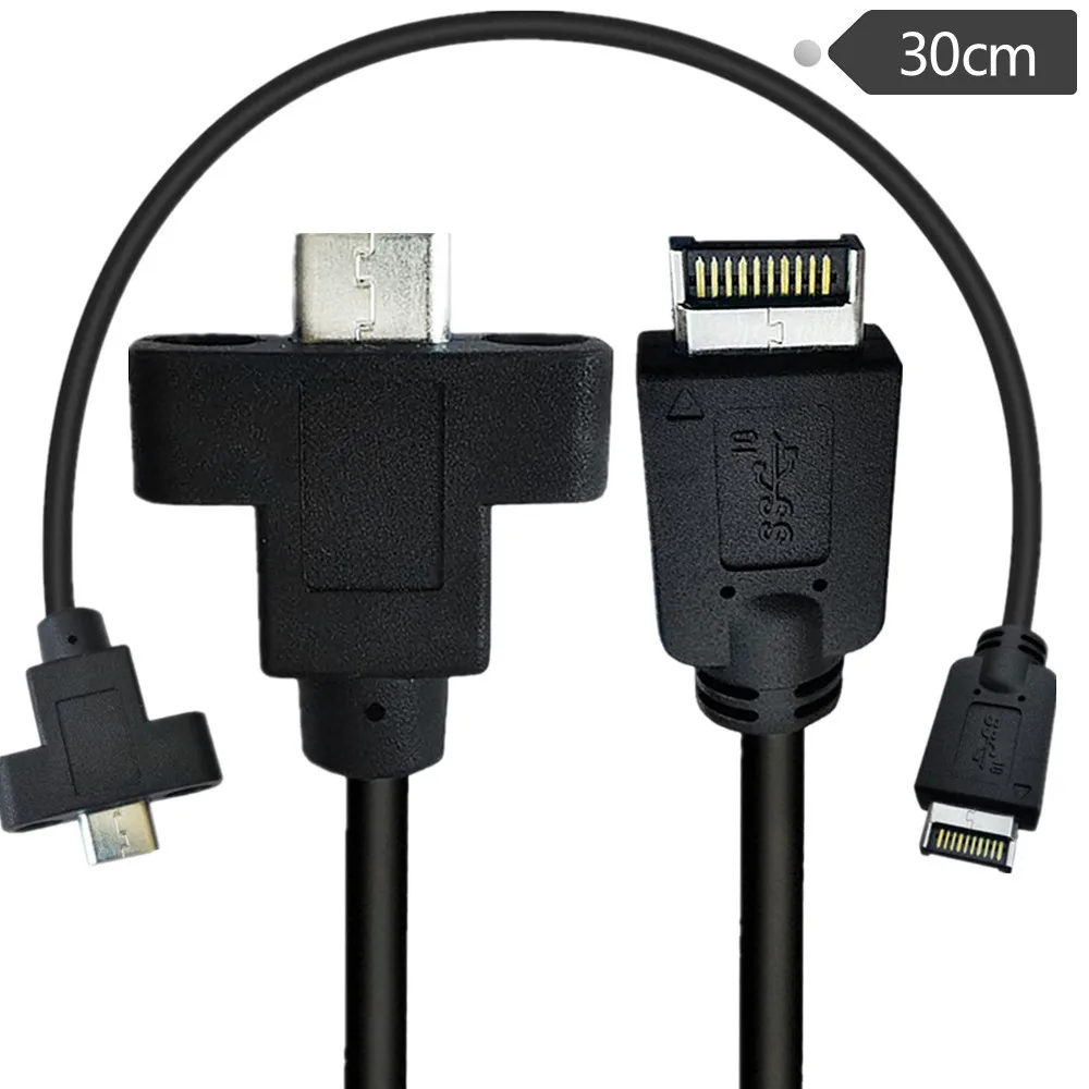 

Кабель-удлинитель USB 3.1 Type-E-USB 3.1 Type C Gen2 10 Гбит/с, внутренний адаптер, Фронтальная панель, кабель-удлинитель