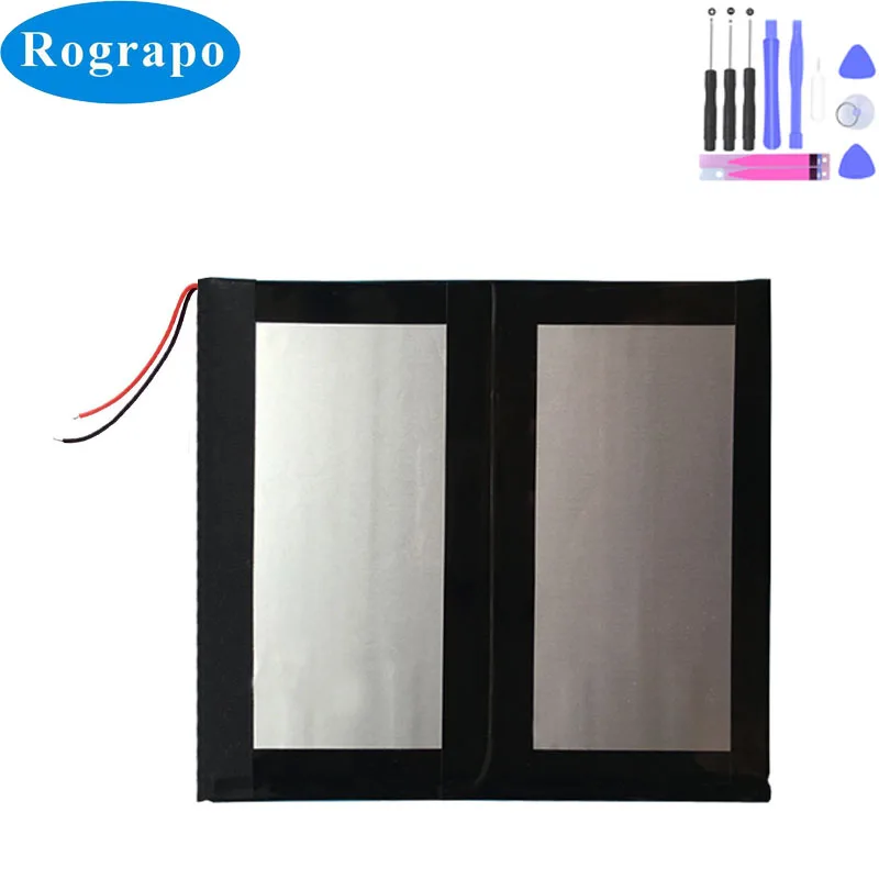 Nuova Batteria Per Tablet Pc 3.7V 9000Mah Per Dns Airtab M971W 2 Fili