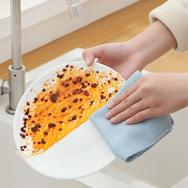 DALX 20 PCSKitchen Dish Cloths for Washing Dishes Odor Free, Home Dishcloth  Towels Sets Microfiber Soft 