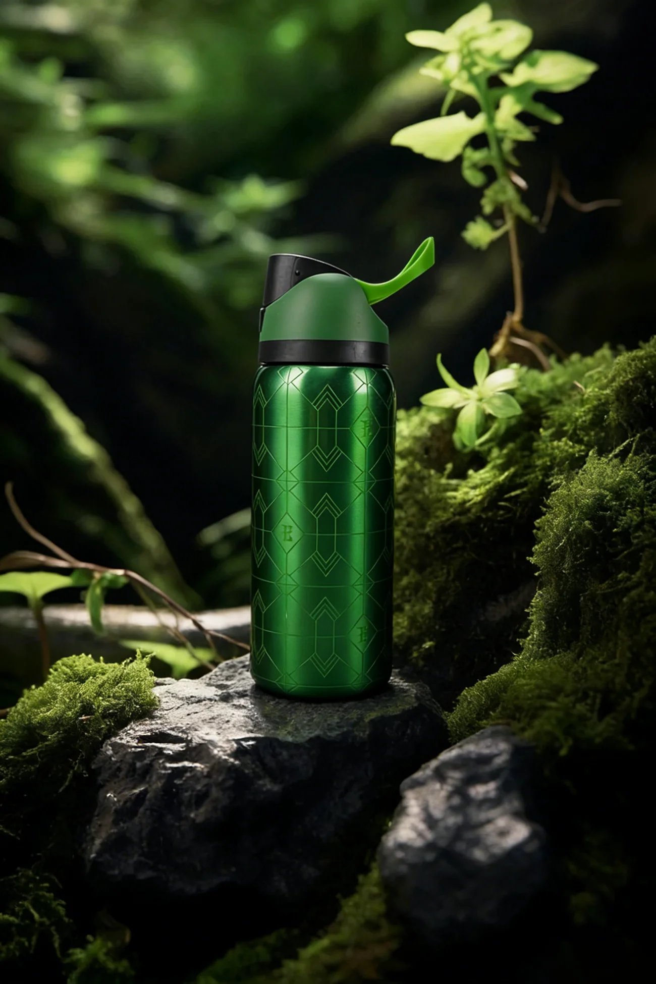 Owalaa emerald flash 32oz/945ml stainless steel insulated water bottle with straw,for daily sports outdoor,perfect gift
