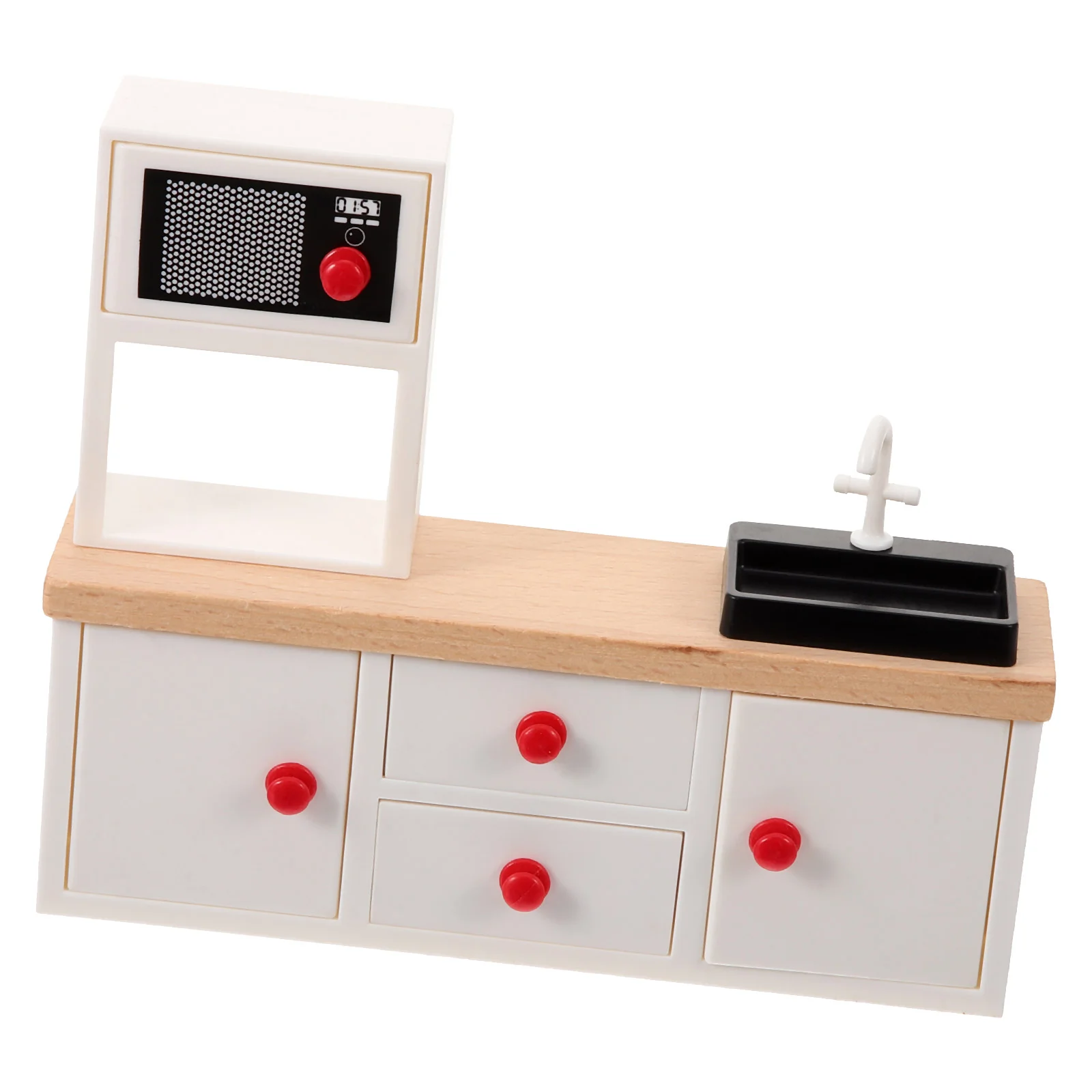 

Миниатюрная мебель, мойка, миниатюрная модель, украшение для дома, деревянный шкаф, микросцена, кукольный домик