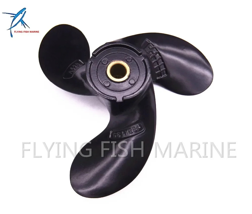 58110-97JA0-019 Aluminum Alloy Propeller for Suzuki 2.5hp DF2.5 Outboard Motors A520 7 1/2x6