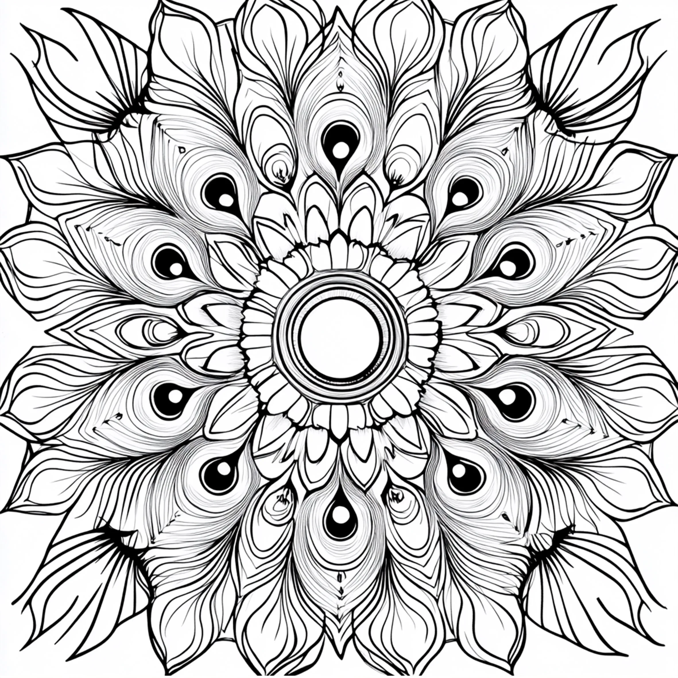 MANDALA Patterns Coloring Book for Adults Cute Drawing Book Perfect Gift for Party and Birthday 4