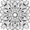 MANDALA Patterns Coloring Book for Adults Cute Drawing Book Perfect Gift for Party and Birthday 4