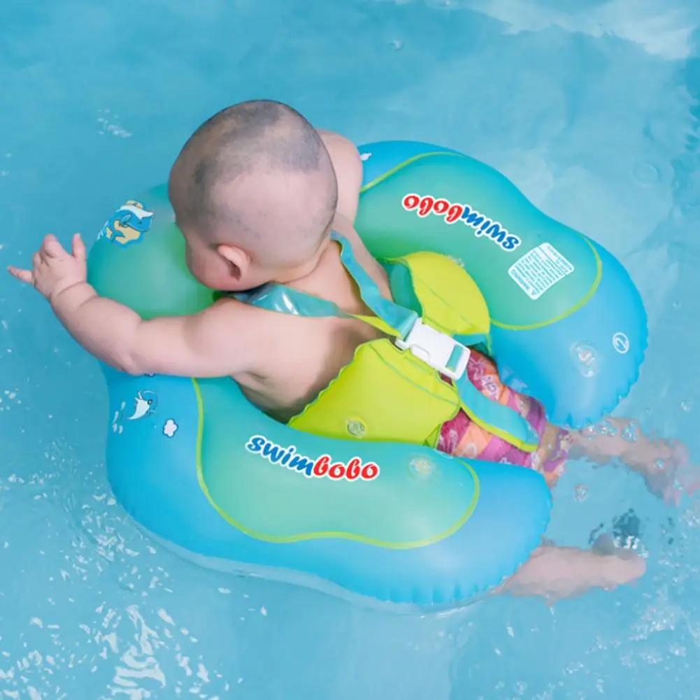 1 Set Bathing Ring  Fun Good Seaming Sealed Kids Swim Circle  Protective Swim Ring