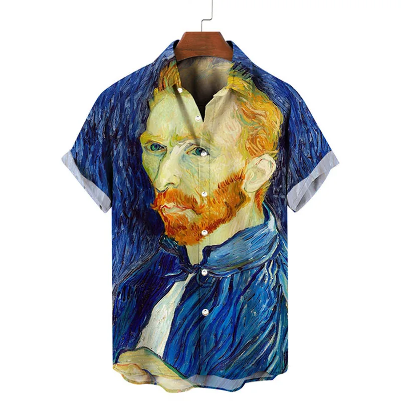Van Gogh 3D Print Shirt 6