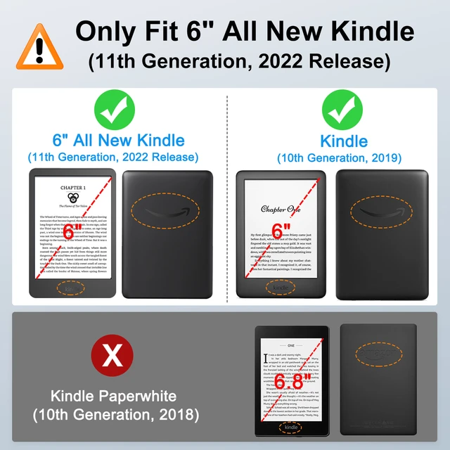 MoKo-Funda para Kindle de 6 , carcasa ultraligera, 11. ª generación,  lanzamiento de 2022, 10. ª generación, 2019, 8. ª generación, 2016 -  AliExpress