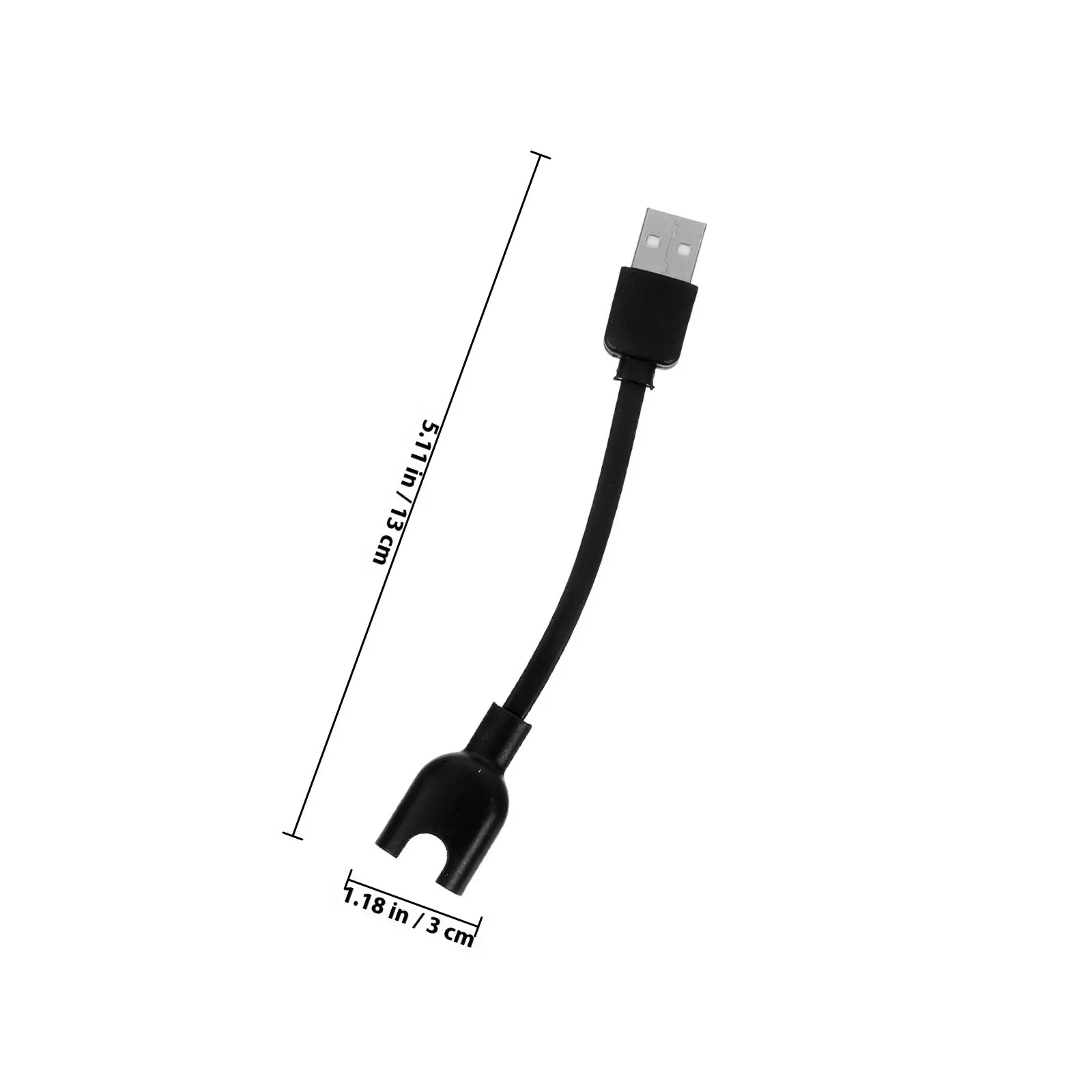 2Pcs USB 충전 케이블 충전기 코드 빠른 데이터 전송 3개의 스마트 팔찌용 고속 충전 교체 USB 충전기