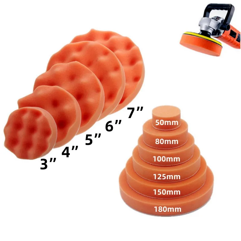 

3/4/5/6/7 Inch 5Pcs/Set Polishing Pads Sponge Polishing Buffing Waxing Pad Kit Tool For Car Polisher Buffer Auto Care Beauty Kit