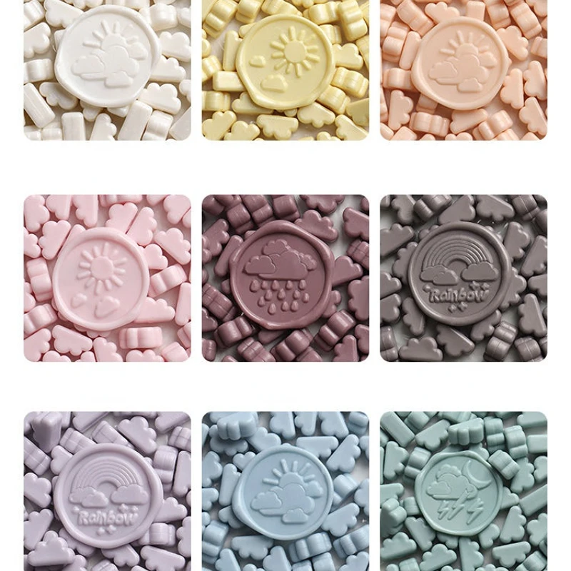 Traditional Lacquer Tool Envelope Sealing Wax Particle Cloud Shape