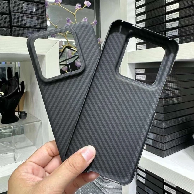 Carbon Fiber Case for Xiaomi 14 Pro, Real Carbon Fiber, Aramid Fiber,  Mobile Phone Protective Cover, Shell Accessories - AliExpress