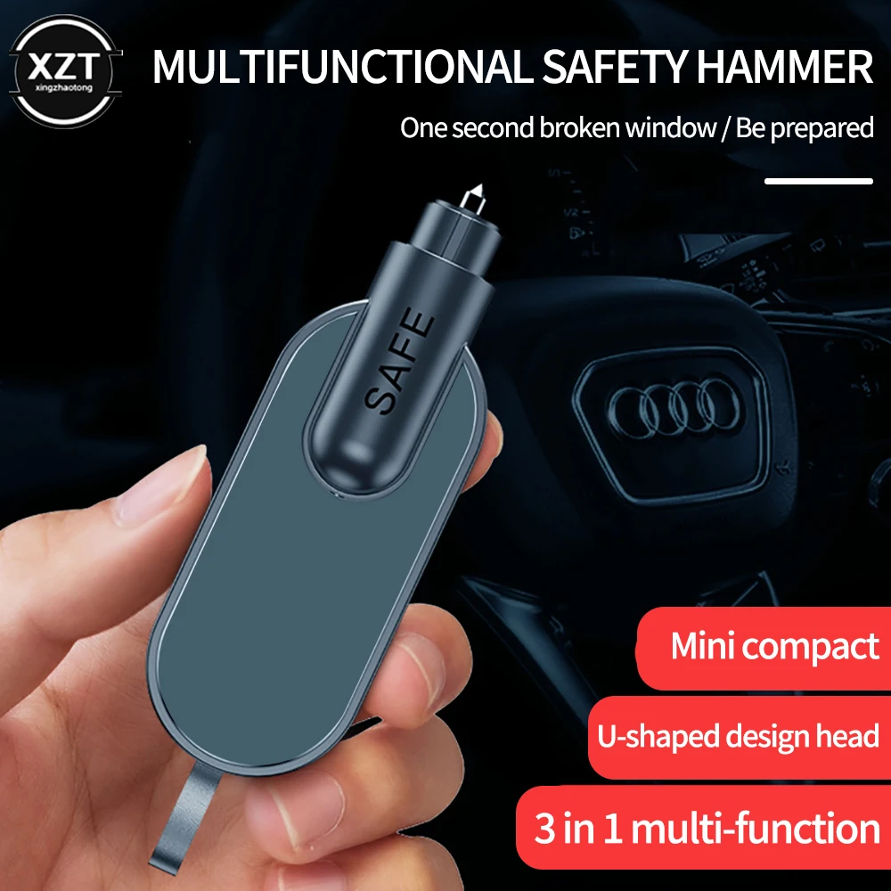 Portable Car Safety Hammer Spring Type Escape Hammer Window